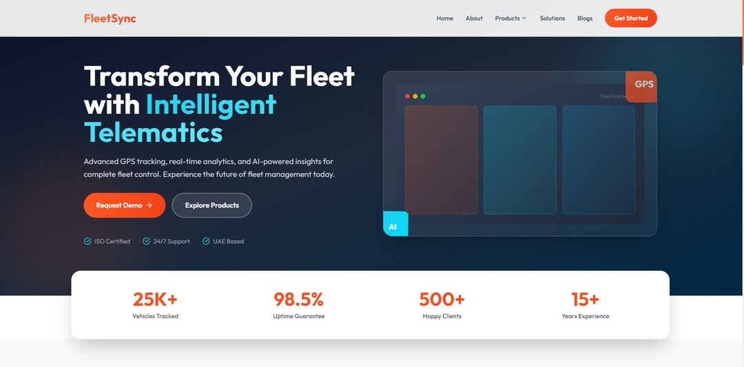 FleetSync — Fleet Telematics Platform